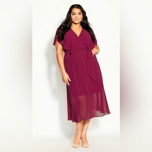 City Chic Softly Tied Dress